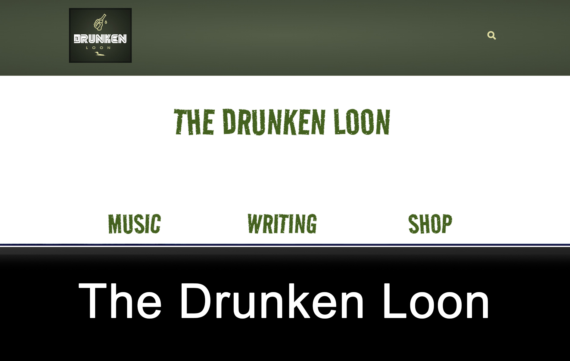 The Drunken Loon Website Image